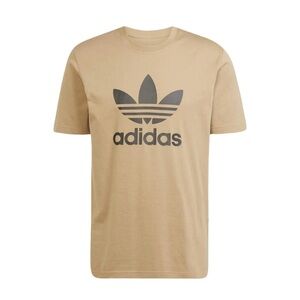 adidas Originals Adicolor Trefoil Tee Shirt JY3759 Brown Mens New Sz M, L, XL